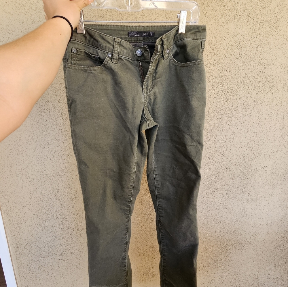 Prana Olive Green Jeans